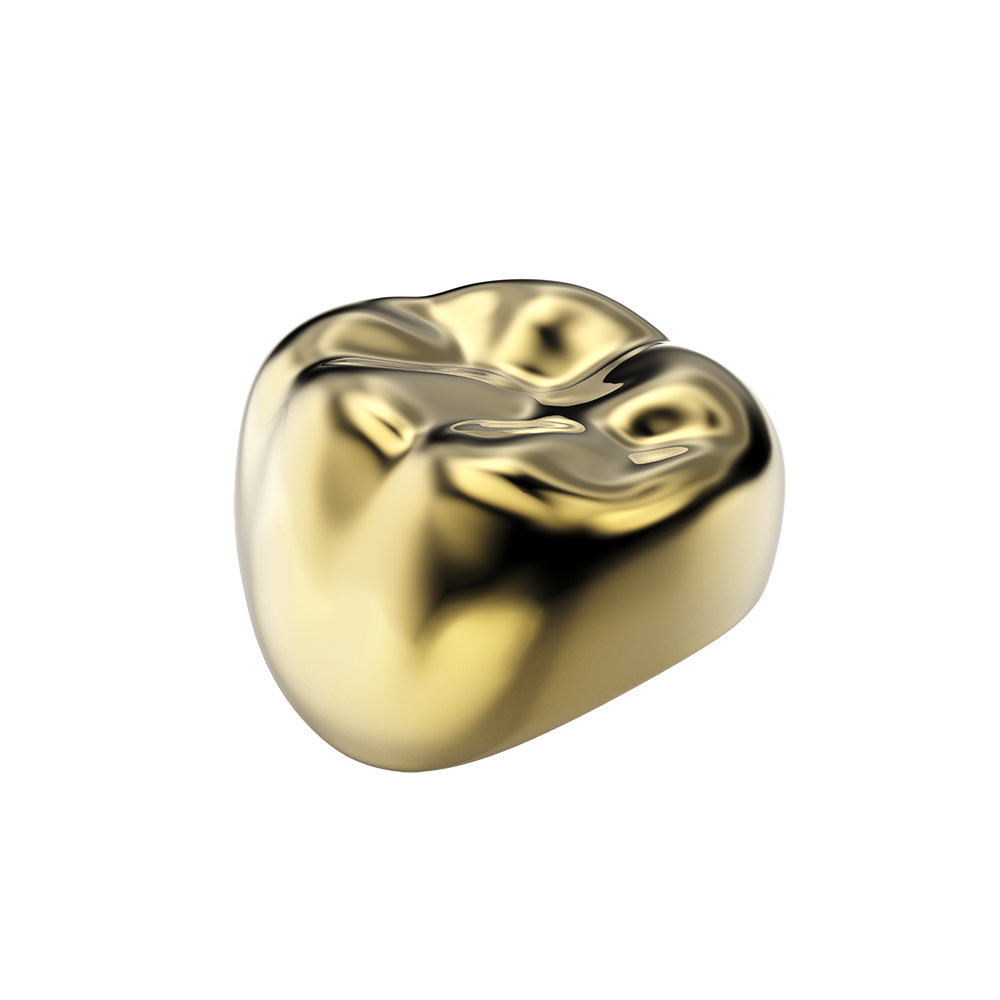 PERMA Kronen GOUD, Intro-kit (24 stuks), Permanente Molaren