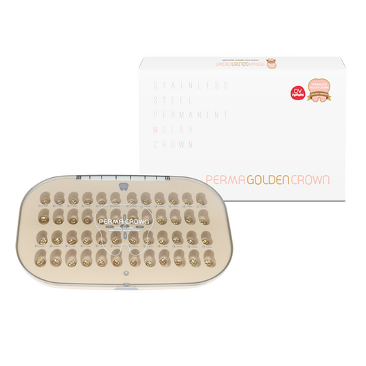 PERMA Kronen GOUD, Intro-kit (24 stuks), Permanente Molaren